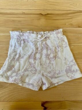 Grayson Mini Girls Shorts White and Purple Marbled Shorts Size 3T